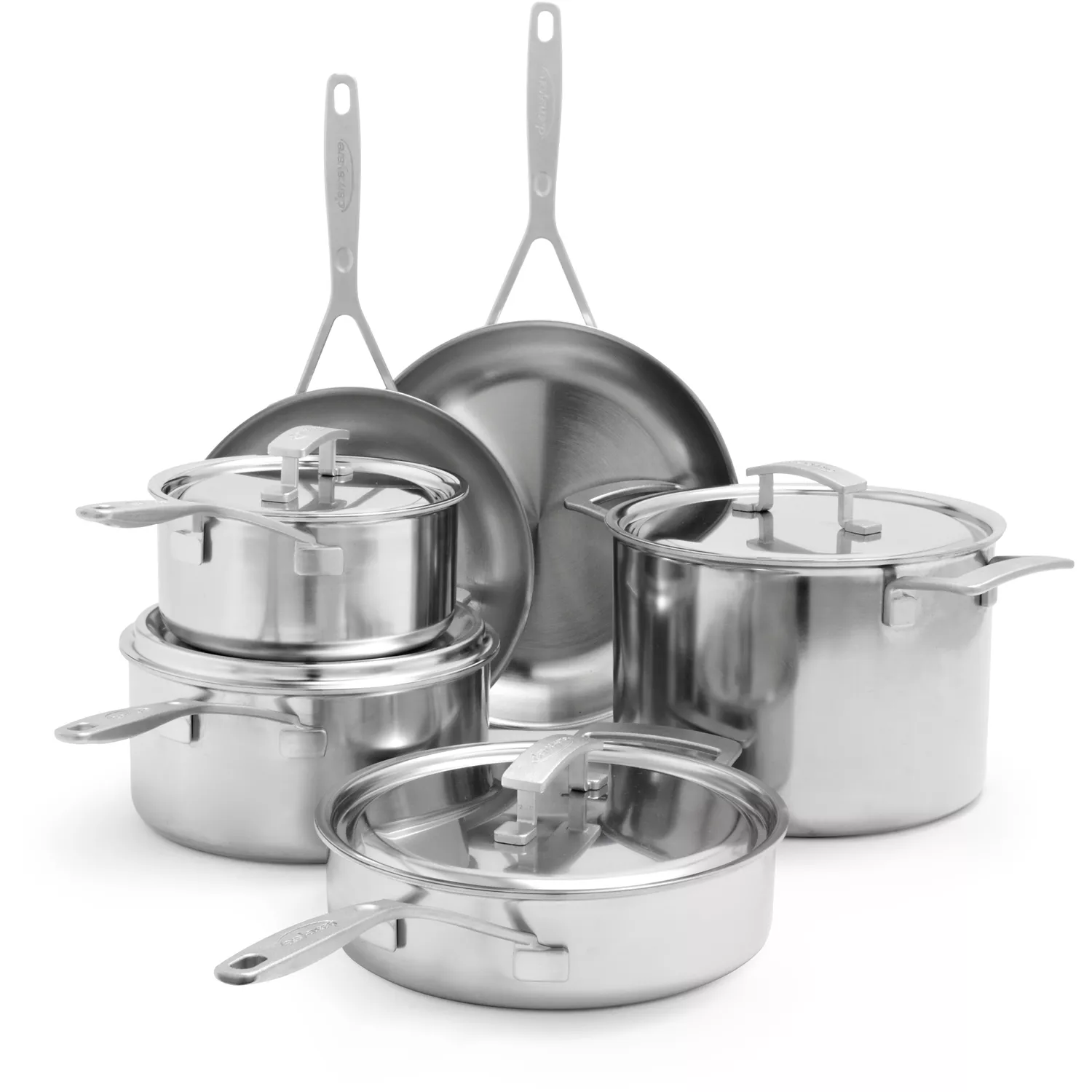 Demeyere Industry5 Stainless-Steel Cookware Set, 10 Piece