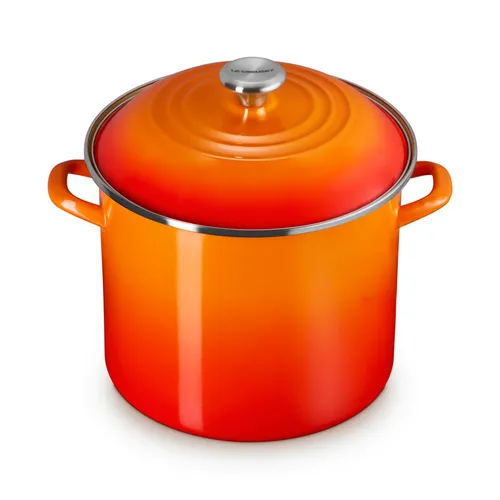 Le Creuset Enameled Steel Stockpot, 12 qt.
