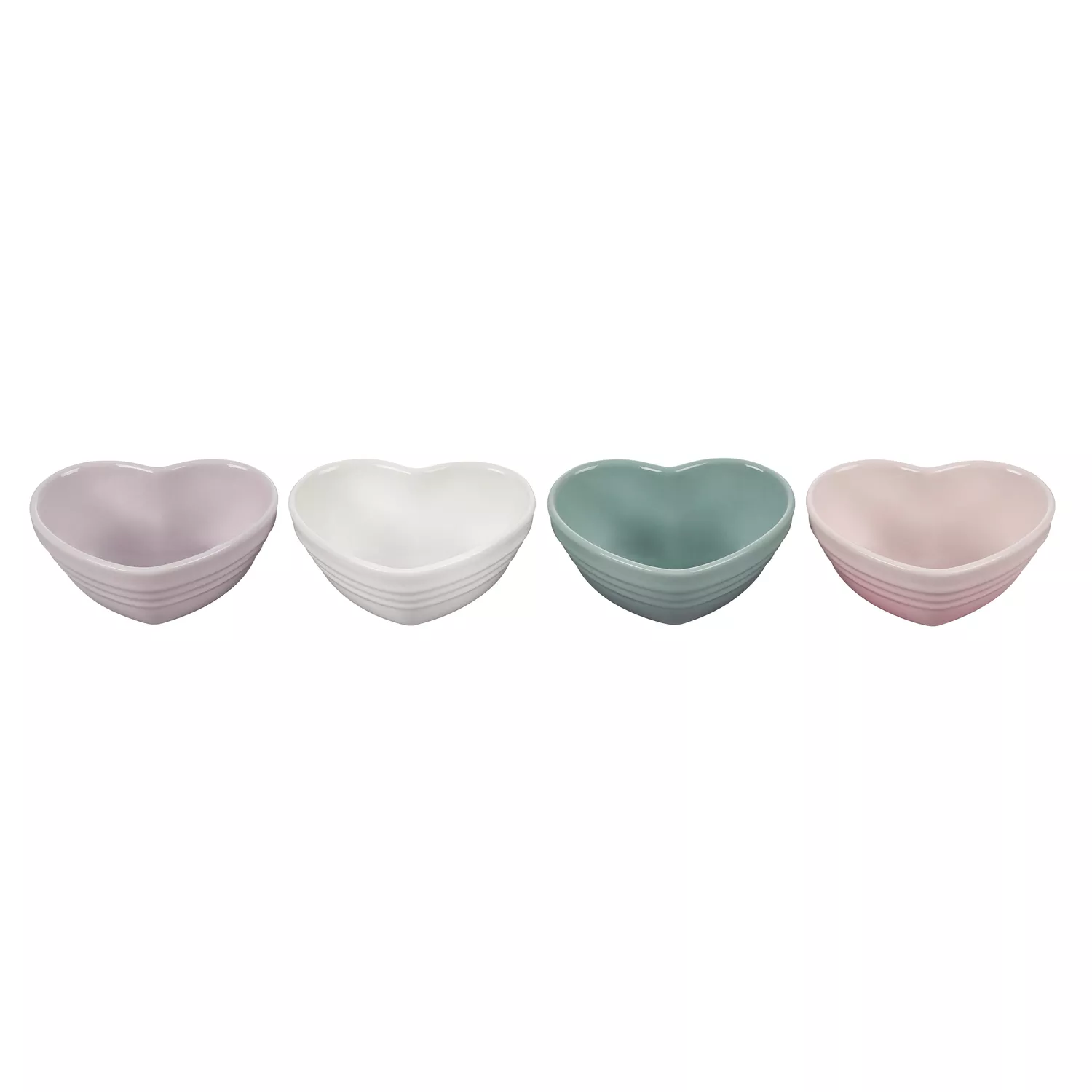 Le Creuset Mini Heart Bowls, Set of 4
