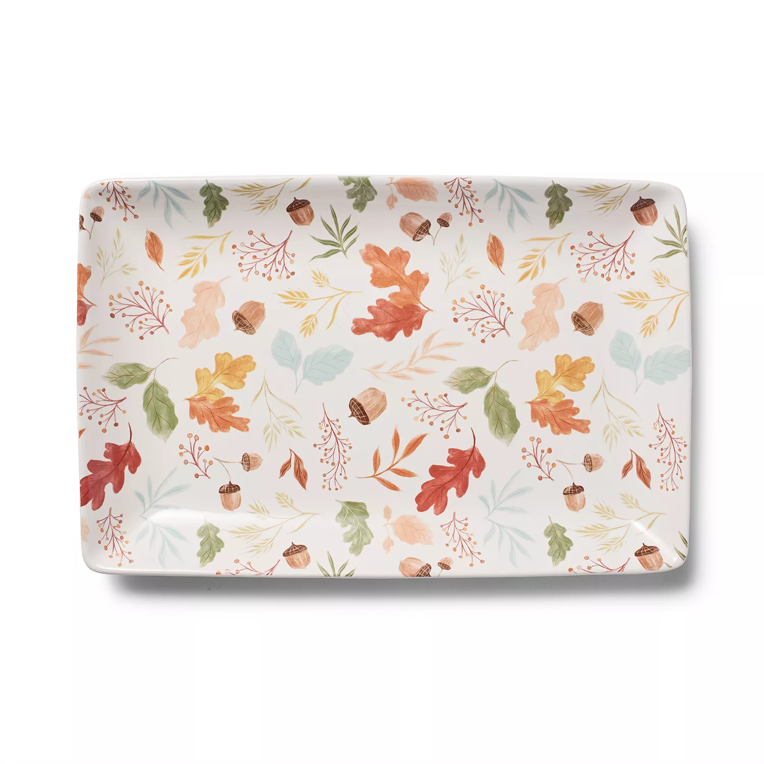 Sur La Table Thanksgiving Rectangular Leaf Platter