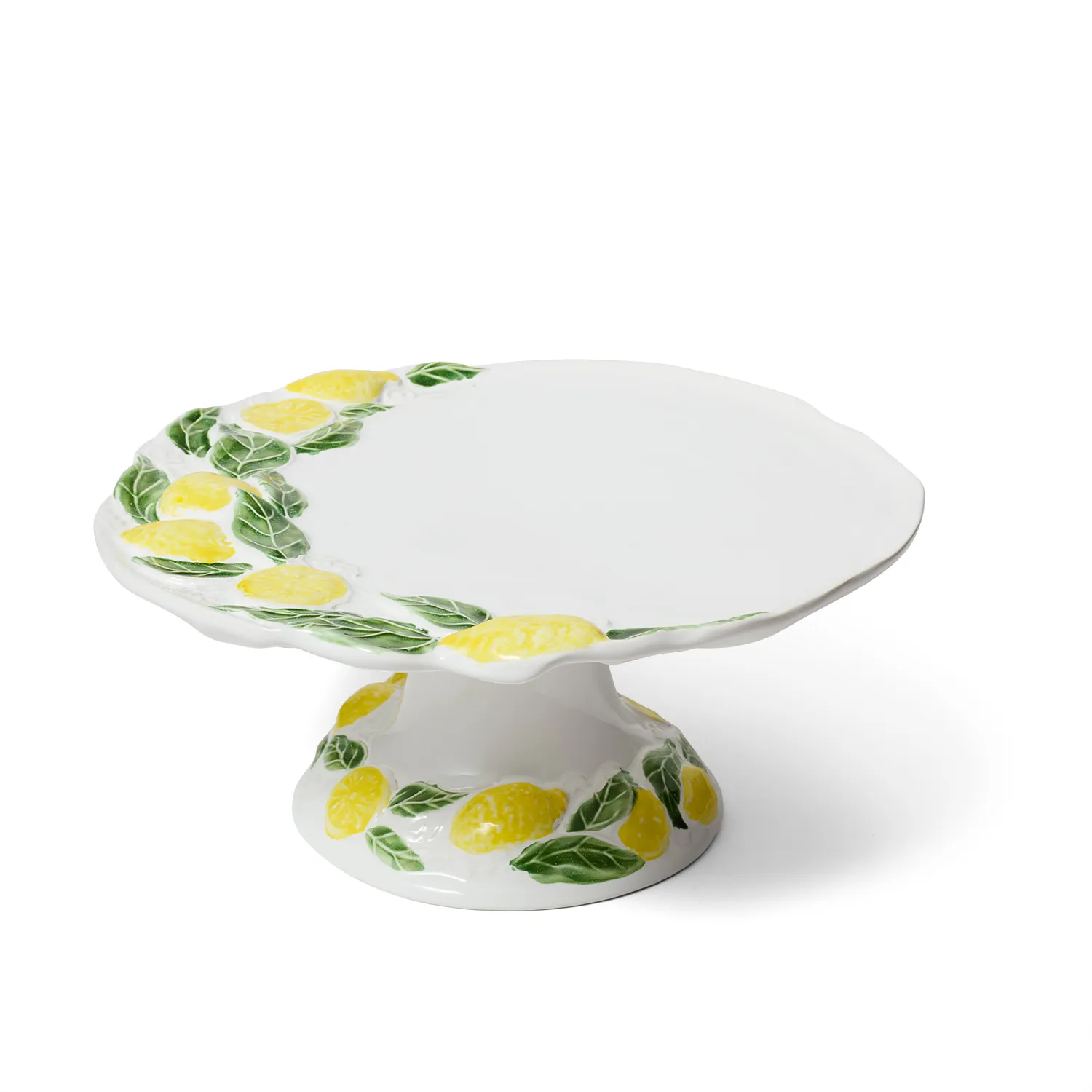 Sur La Table Handmade Lemon Cake Stand, 13"