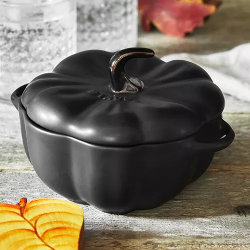 Staub Stoneware Mini Pumpkin Cocotte, .5 qt