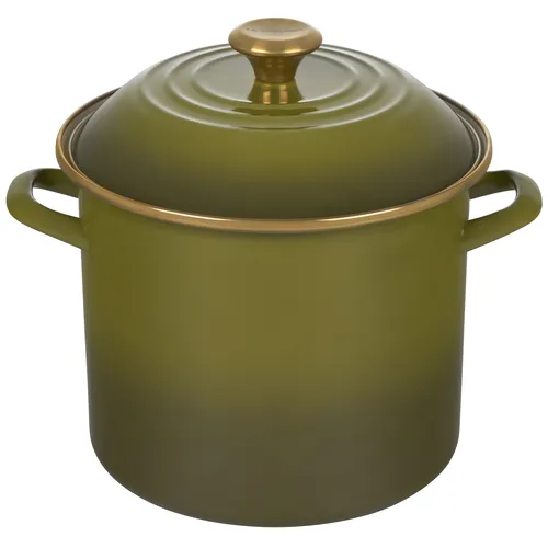 Le Creuset Enameled Steel Stockpot with Stainless Steel Knob, 10 qt.