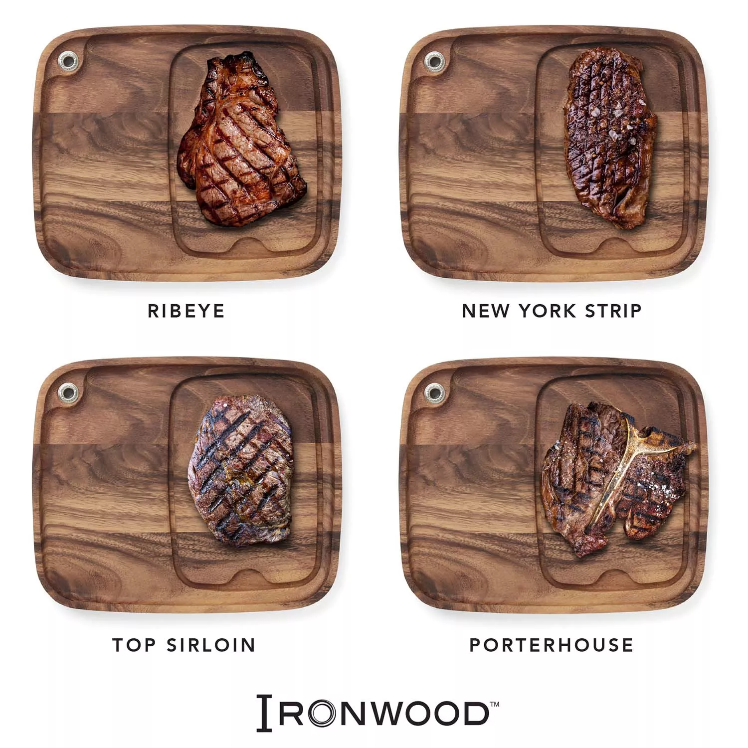 Fox Run Acacia Steak Platter