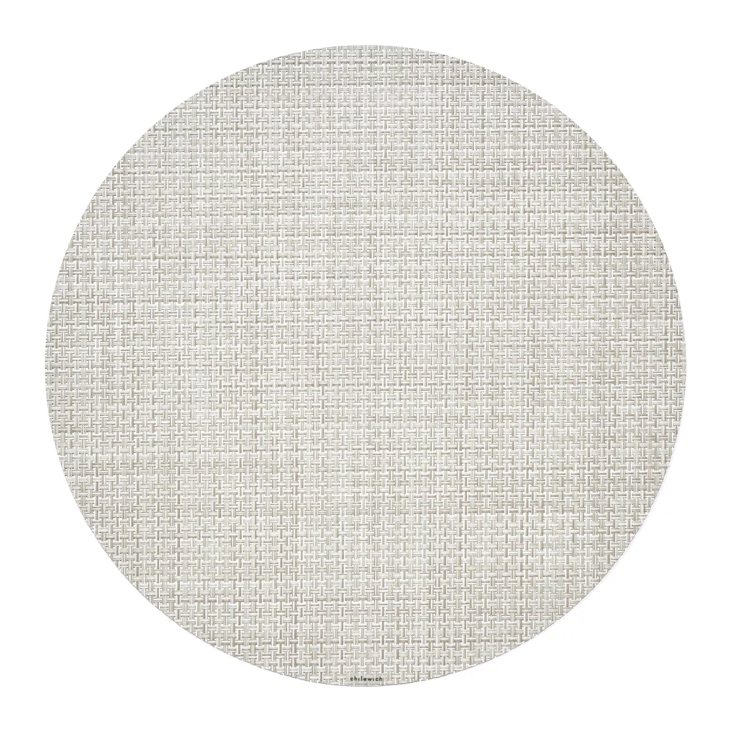 Chilewich Basketweave Round Placemat, 15&#34;