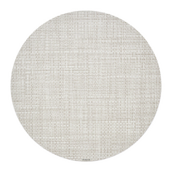 Chilewich Basketweave Round Placemat, 15" They are porous so a spill isn
