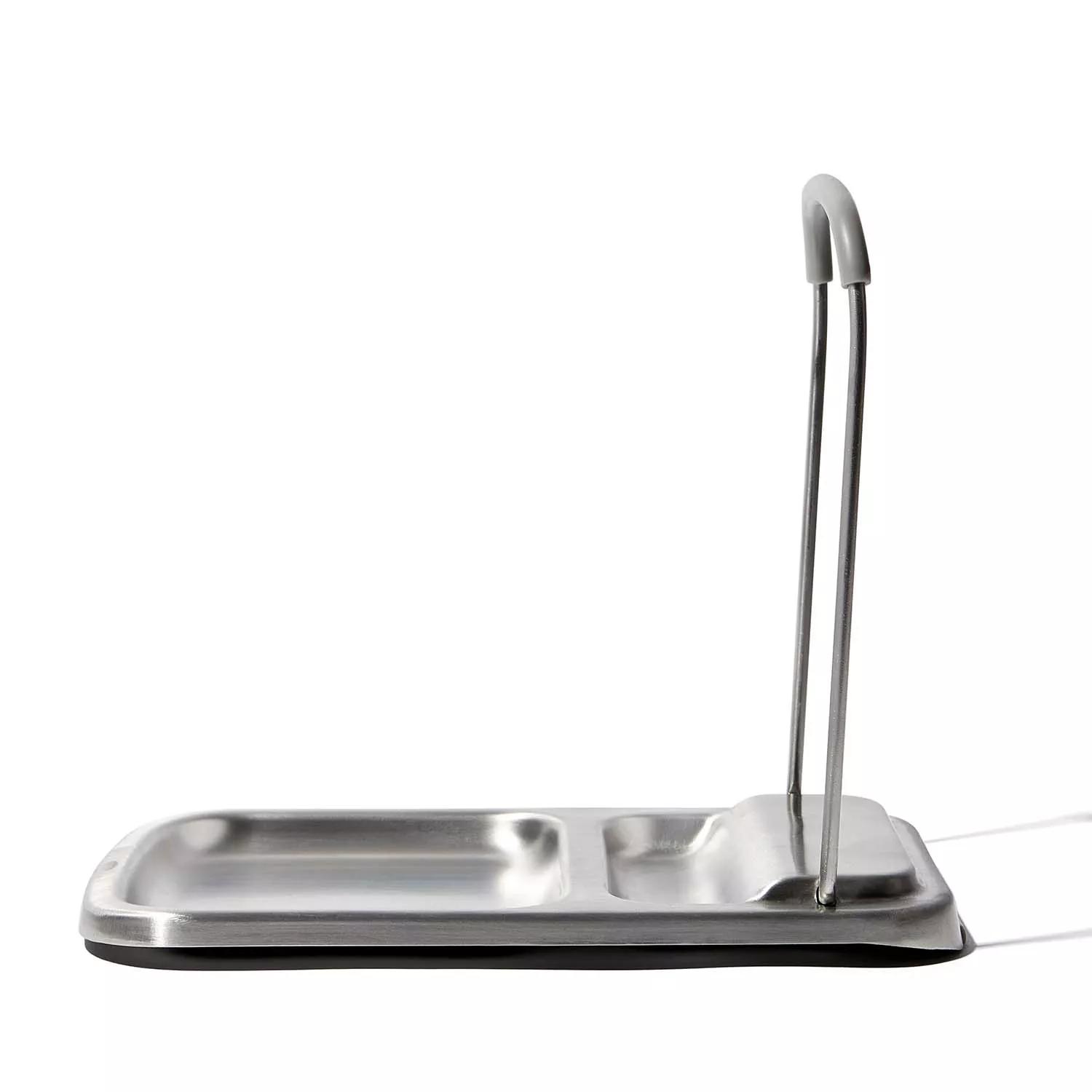 OXO Stainless Steel Spoon Rest with Lid Holder