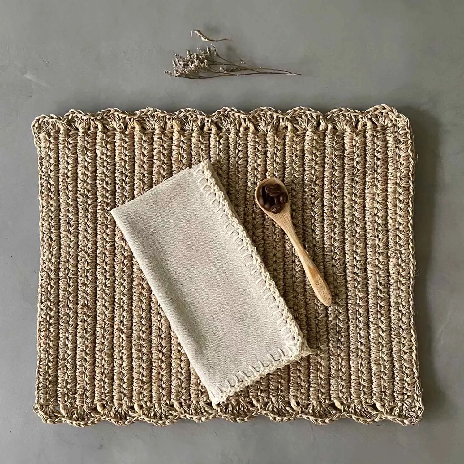 Tallo de Olivo Woven Placemats, Set of 4