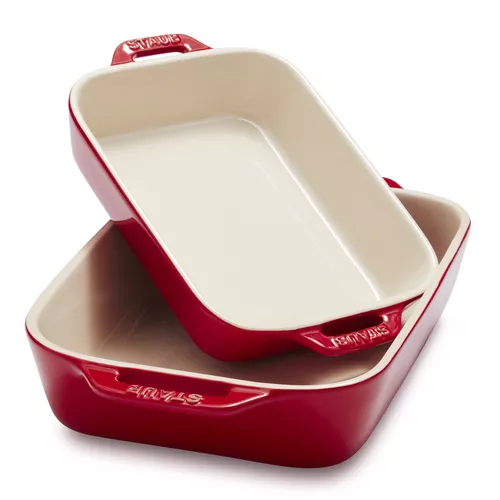 Staub Stoneware 2-Piece Rectangular Baker Set