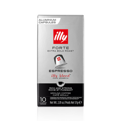 illy Espresso Forte Extra Bold Roast Aluminium Capsules I?ve tried many pods for the office machine