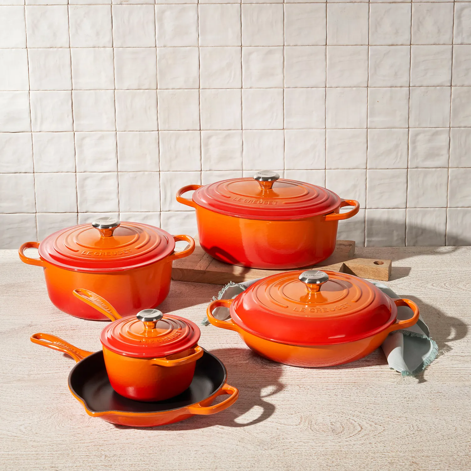 Le Creuset Signature 9-Piece Cookware Set
