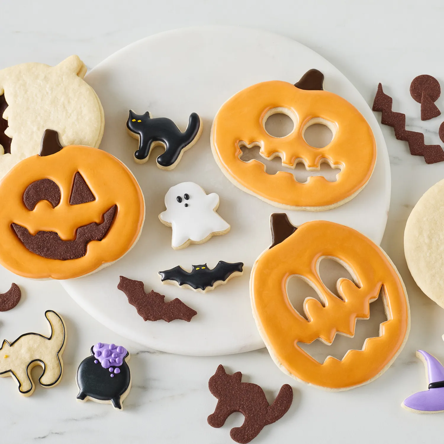 Jack-o'-Lantern Cookie Cutters, Set of 14