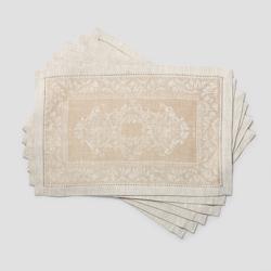 French Home Arboretum Linen Placemats, Set of 6