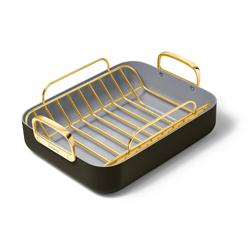 Caraway Ceramic Nonstick Roasting Pan with Rack, 16"x13"