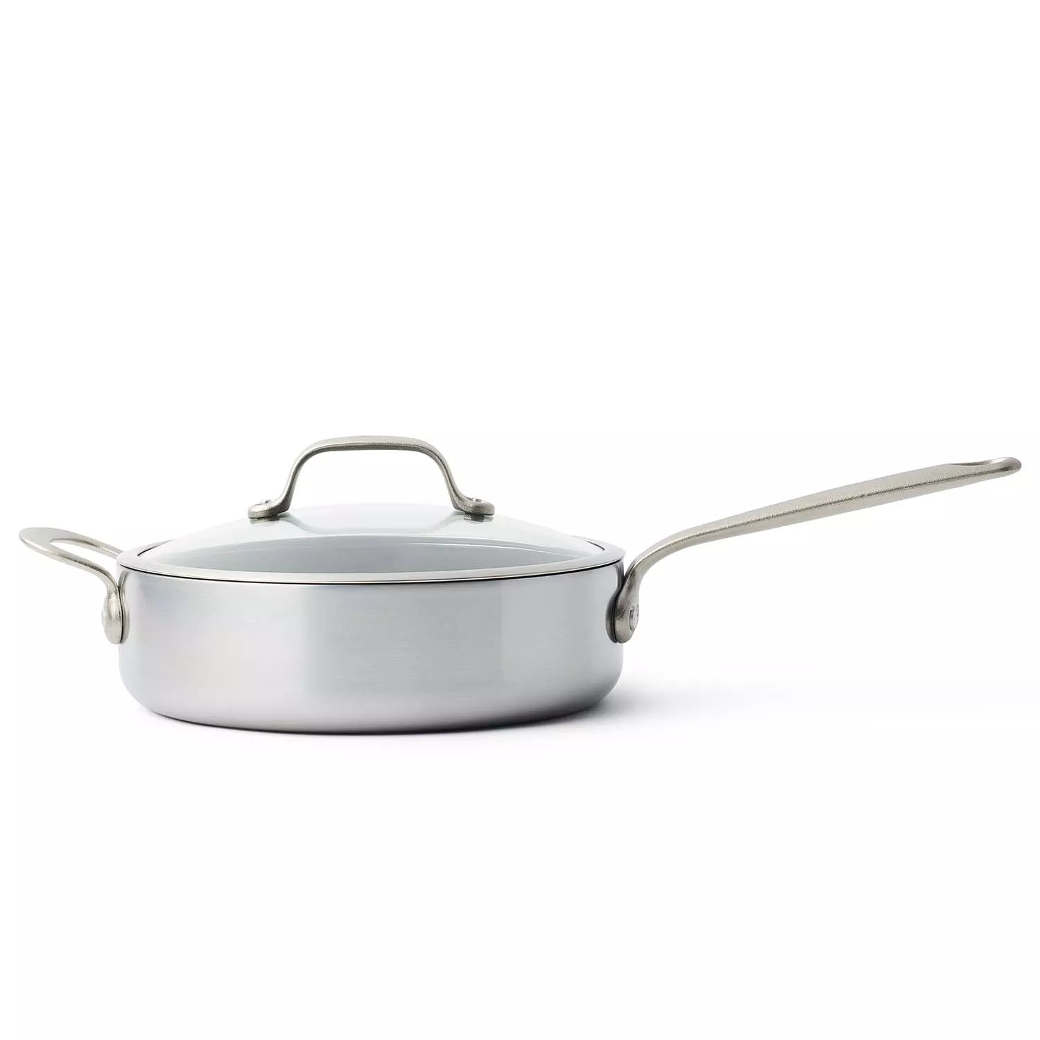GreenPan Craft Steel Covered Sauté Pan, 4 qt.