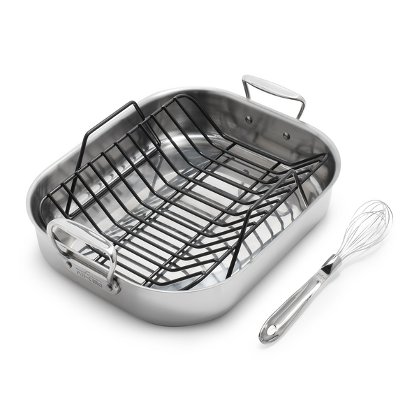All-Clad Stainless Steel Roasting Pan with Nonstick