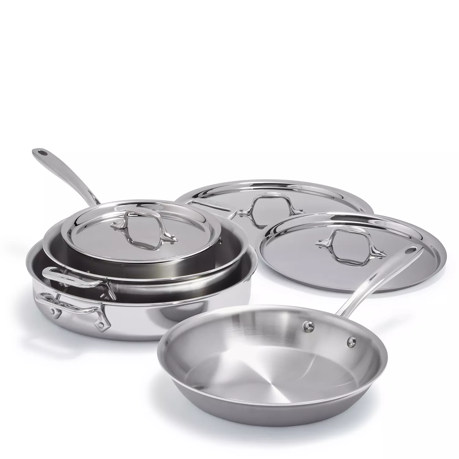 All-Clad d3 Compact 7-Piece Cookware Set