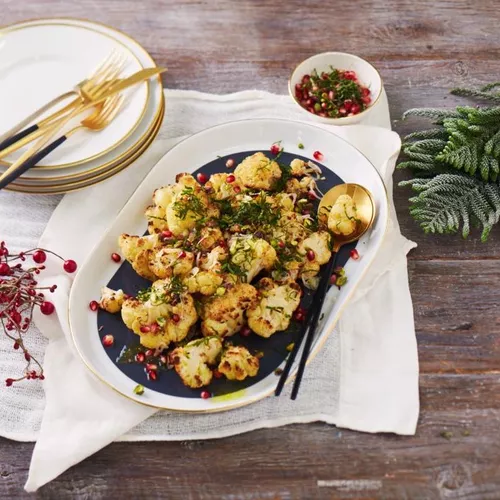 Air-fried Lemony Cauliflower