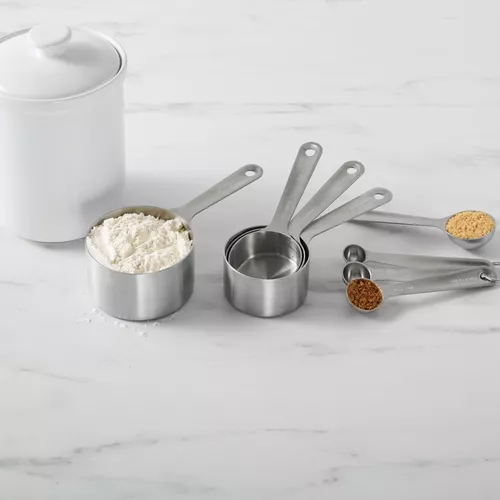 Sur La Table Stainless Steel Measuring Cups & Spoons, Set of 8