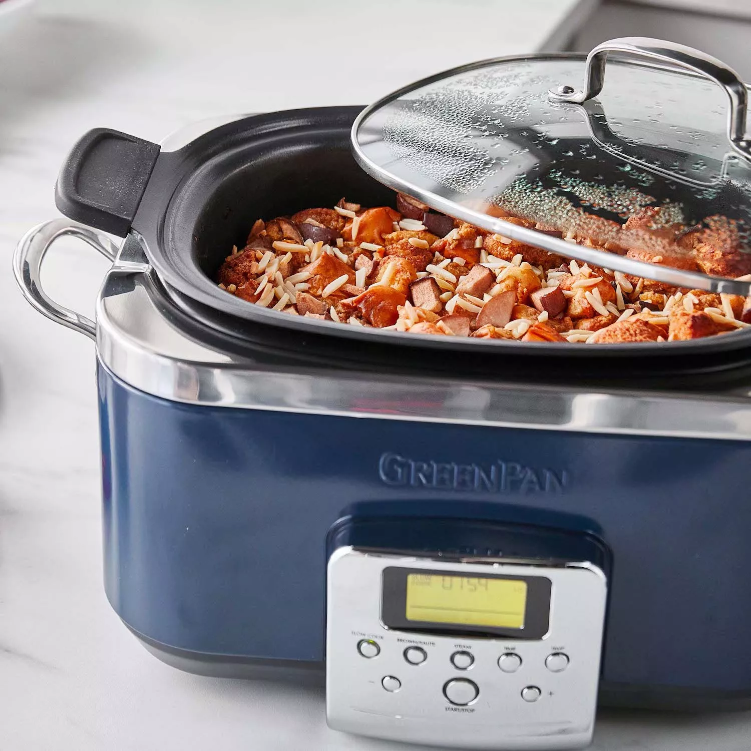 GreenPan Elite Ceramic Nonstick Slow Cooker, 6 Qt.