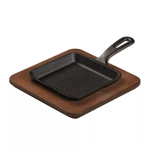 Lodge Cast Iron Square Skillet, 5.5&#34;