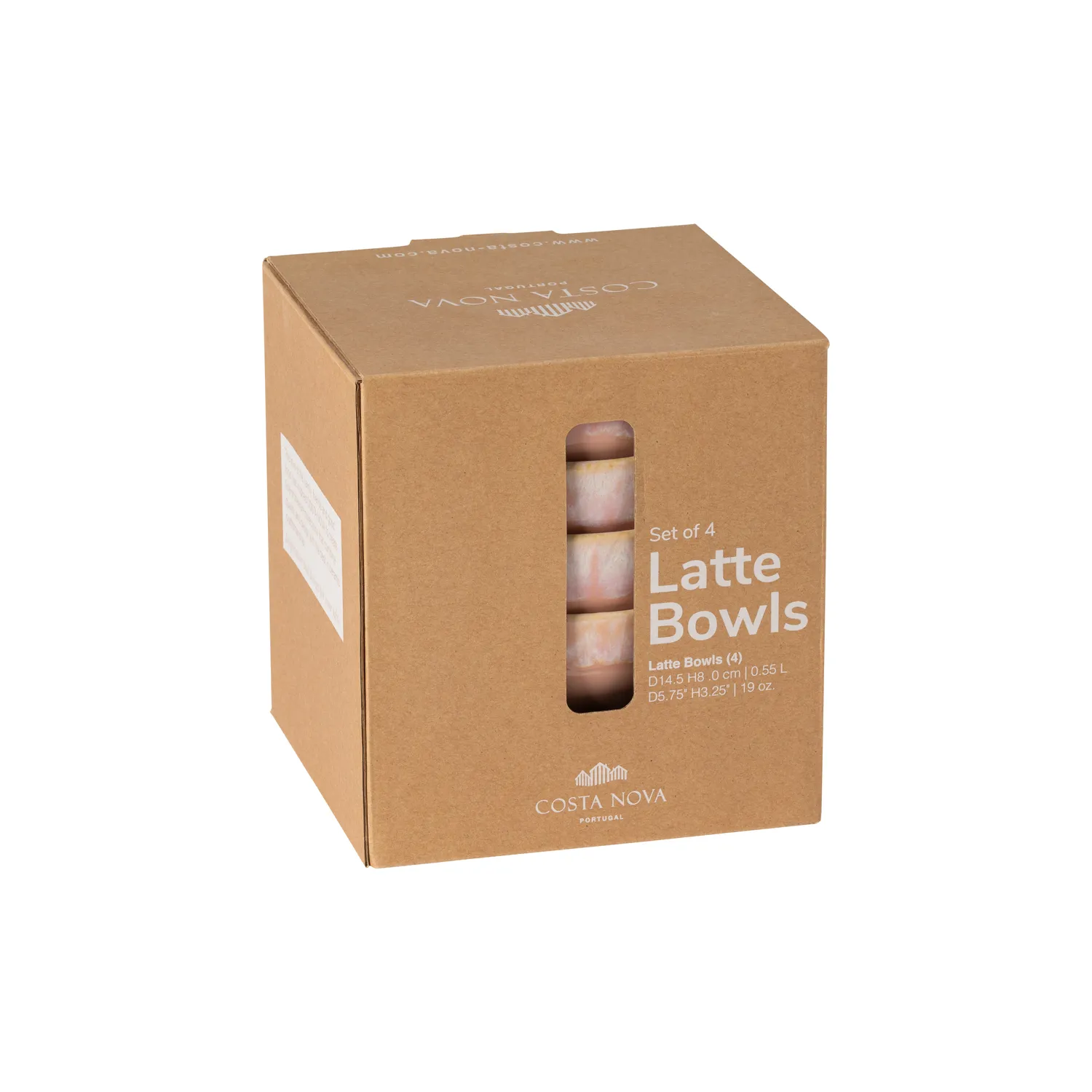 Costa Nova Brisa Latte Bowls, Set of 4