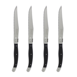 French Home Laguiole Steak Knives, Set of 4 They are light, but dont feel flimsy at all