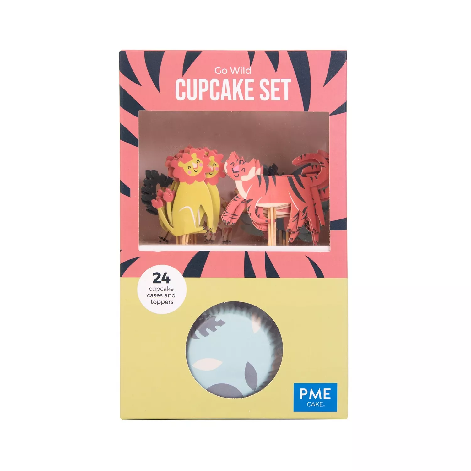 PME Go Wild Safari Animals Cupcake Kit
