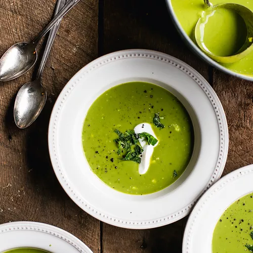 Pea and Mint Soup