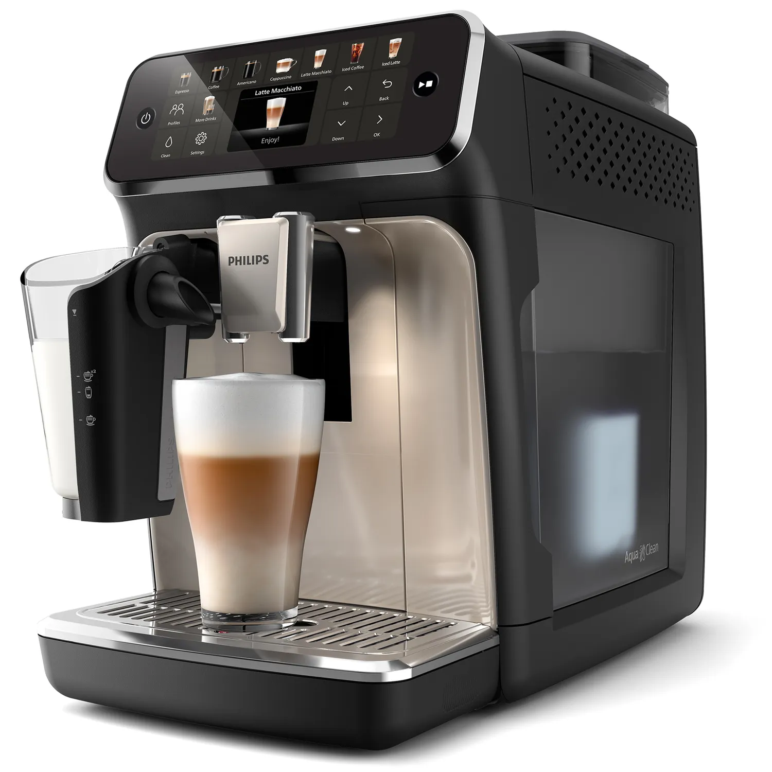 Philips 5500 Series Fully Automatic Espresso Machine with LatteGo Milk Frother