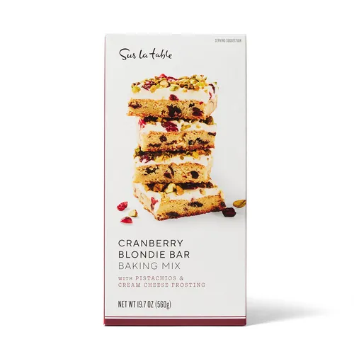 Sur la table Cranberry Blondie Bar Mix