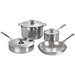 Le Creuset Stainless Steel 7-Piece Cookware Set