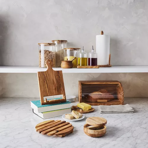 Sur La Table Olivewood Storage Canister