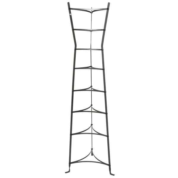 Enclume Handcrafted 8-Tier Hourglass Hammered Steel Stand