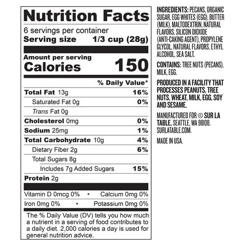 Sur La Table Maple Bourbon Pecans