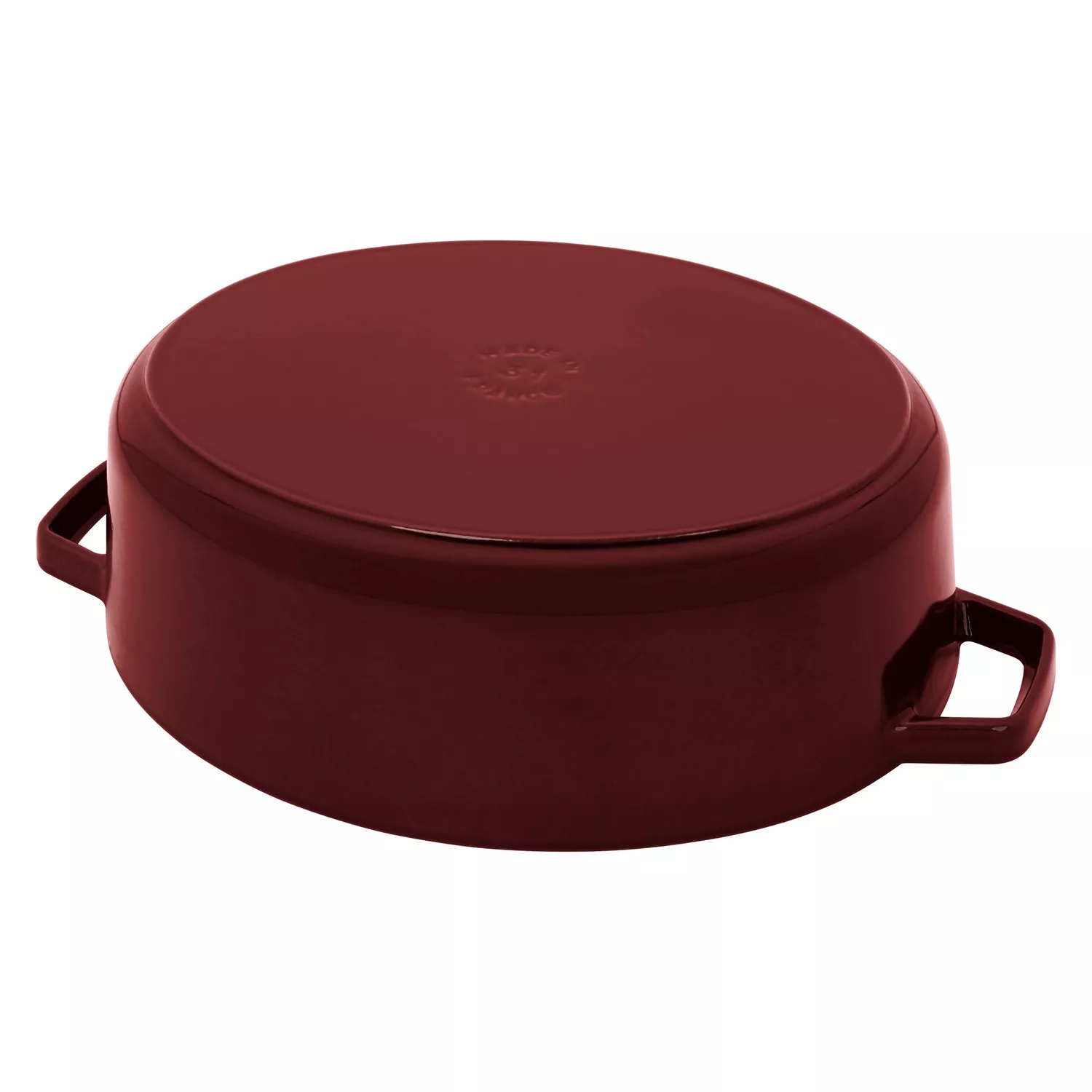 Staub Cast Iron Wide Oval Dutch Oven, 6.25 Qt. 