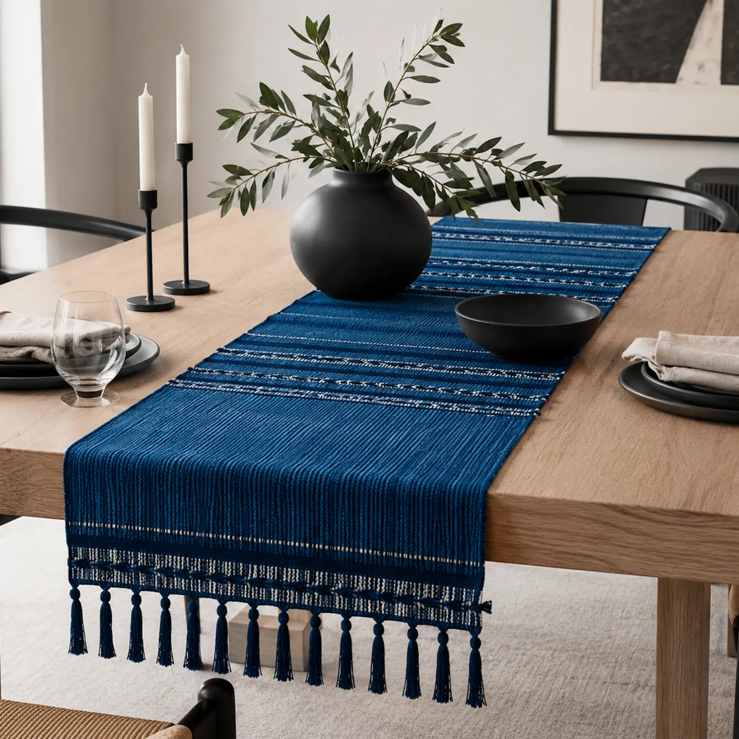 Mayan Hands Handwoven Runner