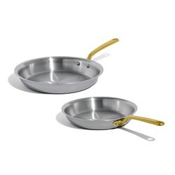 Made In Stainless Clad 2-Piece Skillet Set, 10" & 12"