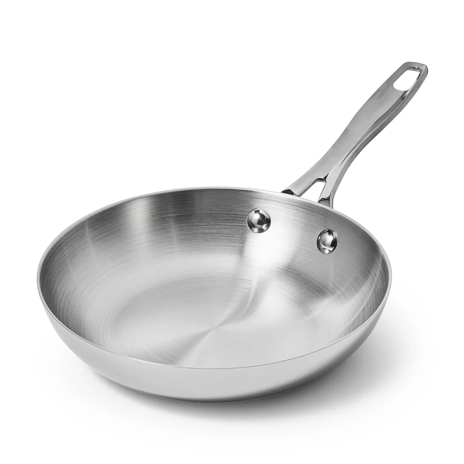 Sur La Table Classic 5-Ply Stainless Steel Skillet, 12, Silver