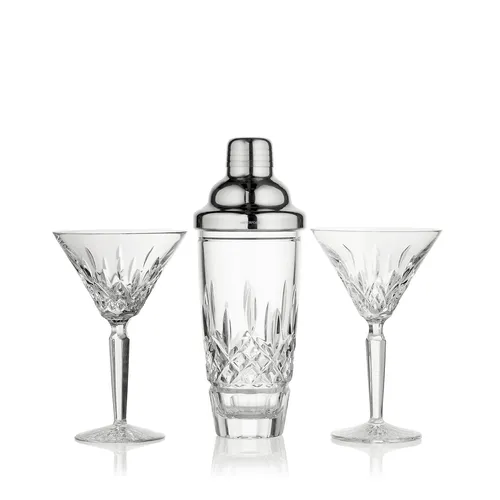Waterford Lismore 3-Piece Cocktail Shaker & Martini