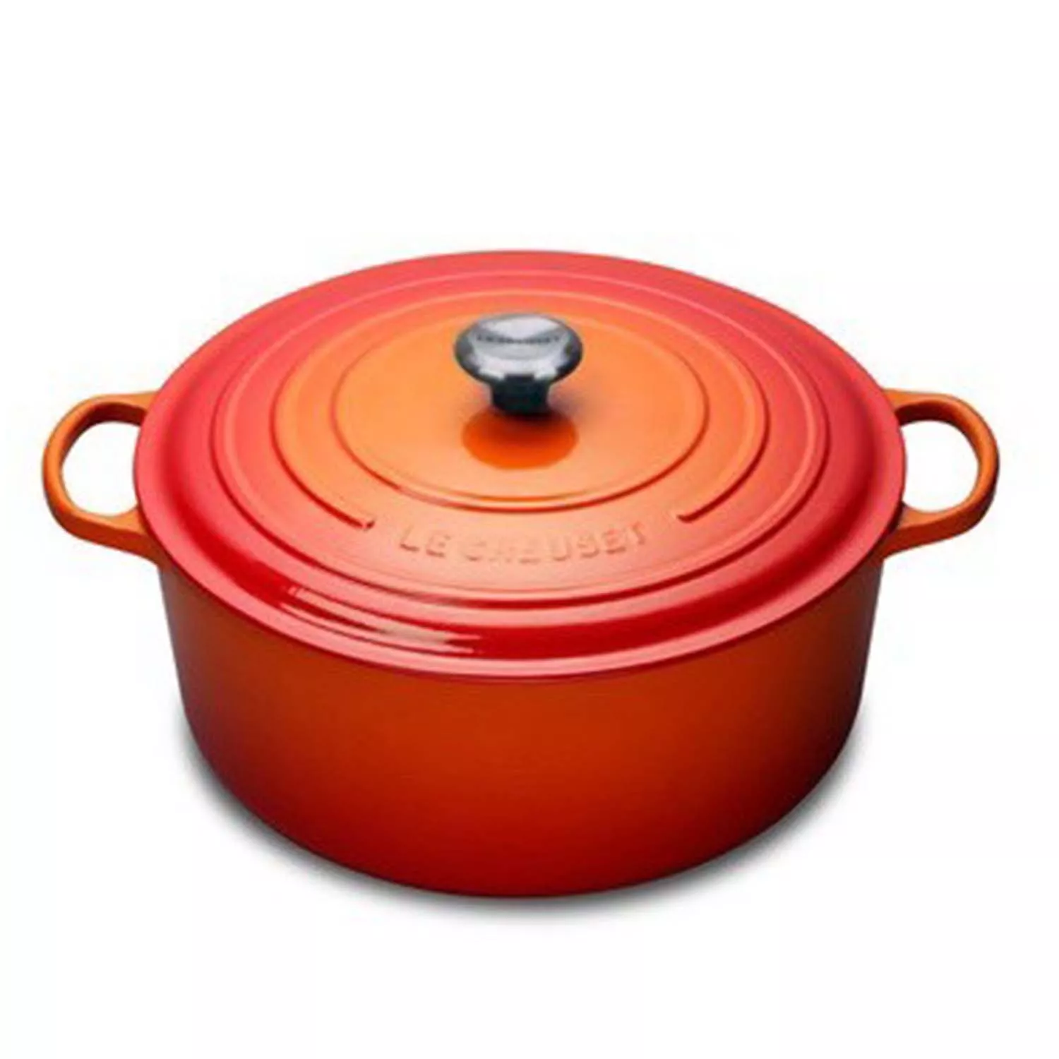 Le Creuset 13 1/4 Qt. Signature Round Dutch Oven w/Stainless Steel Kno –  Chef's Arsenal