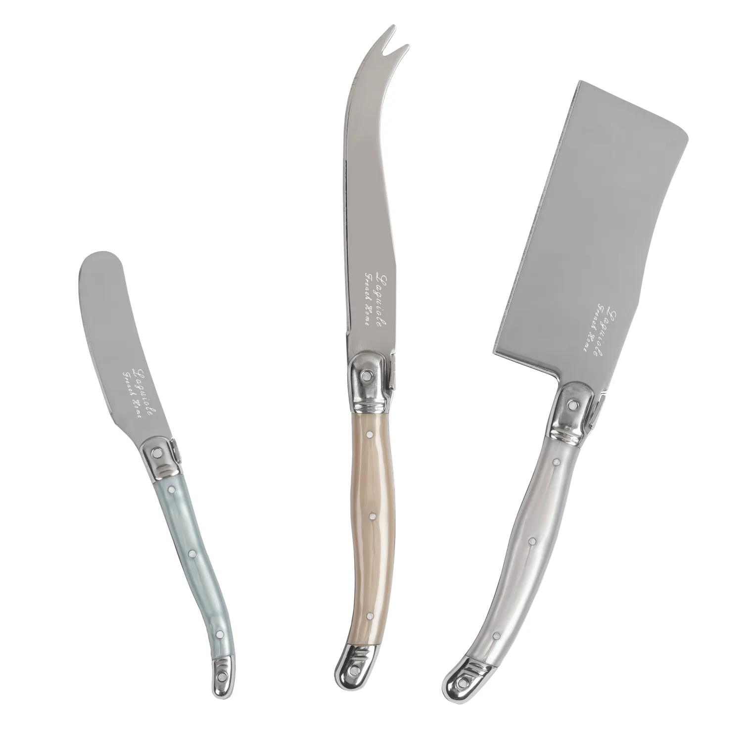 French Home 3-Piece Laguiole Cheese Knife Set