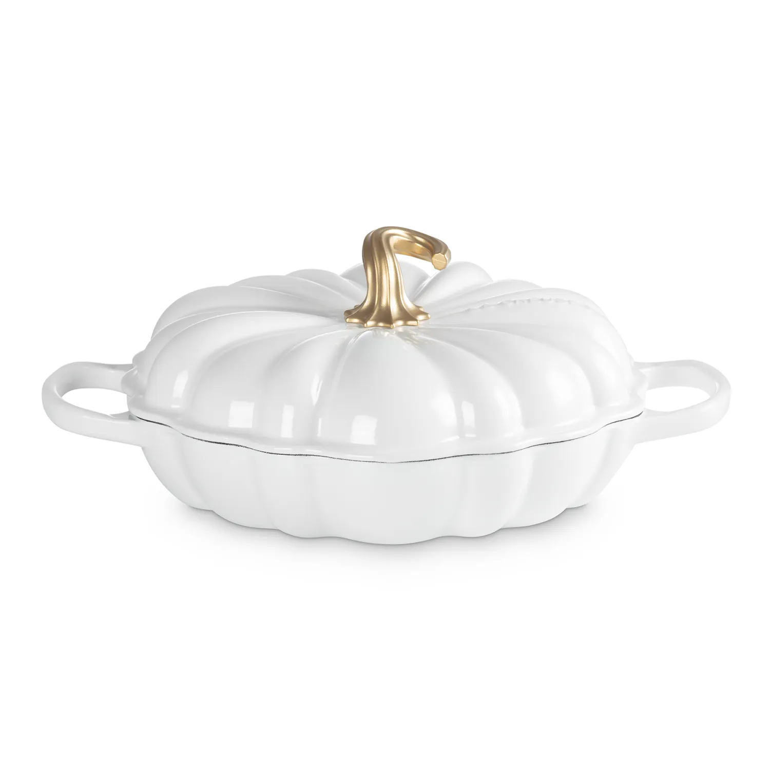 Le Creuset Enameled Cast Iron Pumpkin Braiser, 2.75 qt.