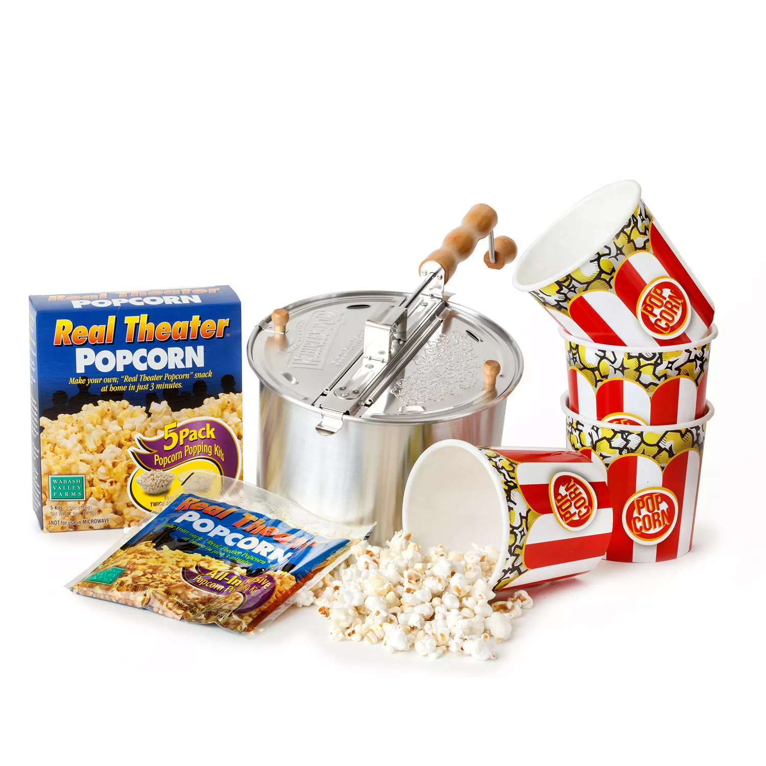 Original Whirley-Pop Stovetop Popcorn Kit