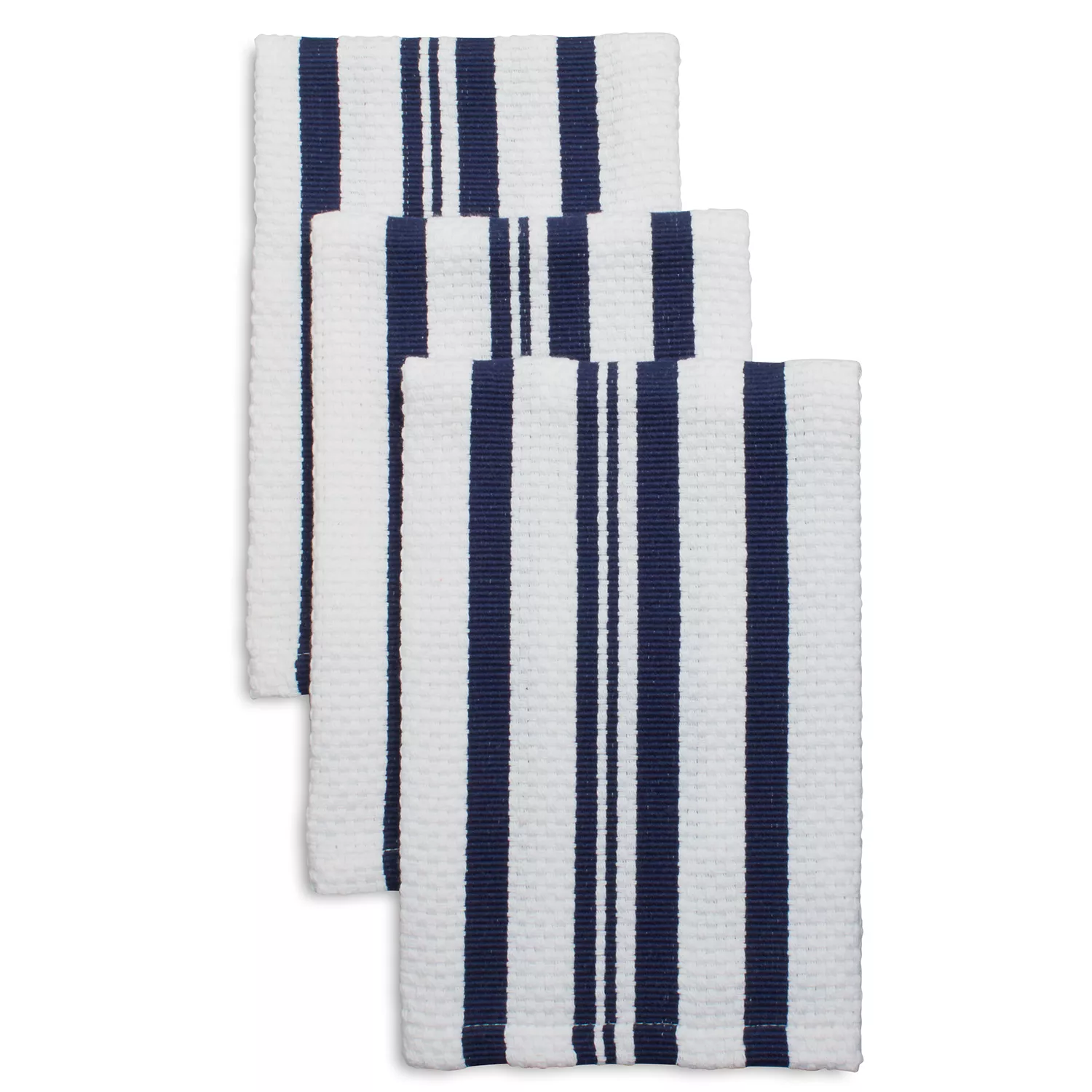 Sur La Table Striped Dishcloths, 12&#34; x 12&#34;, Set of 3
