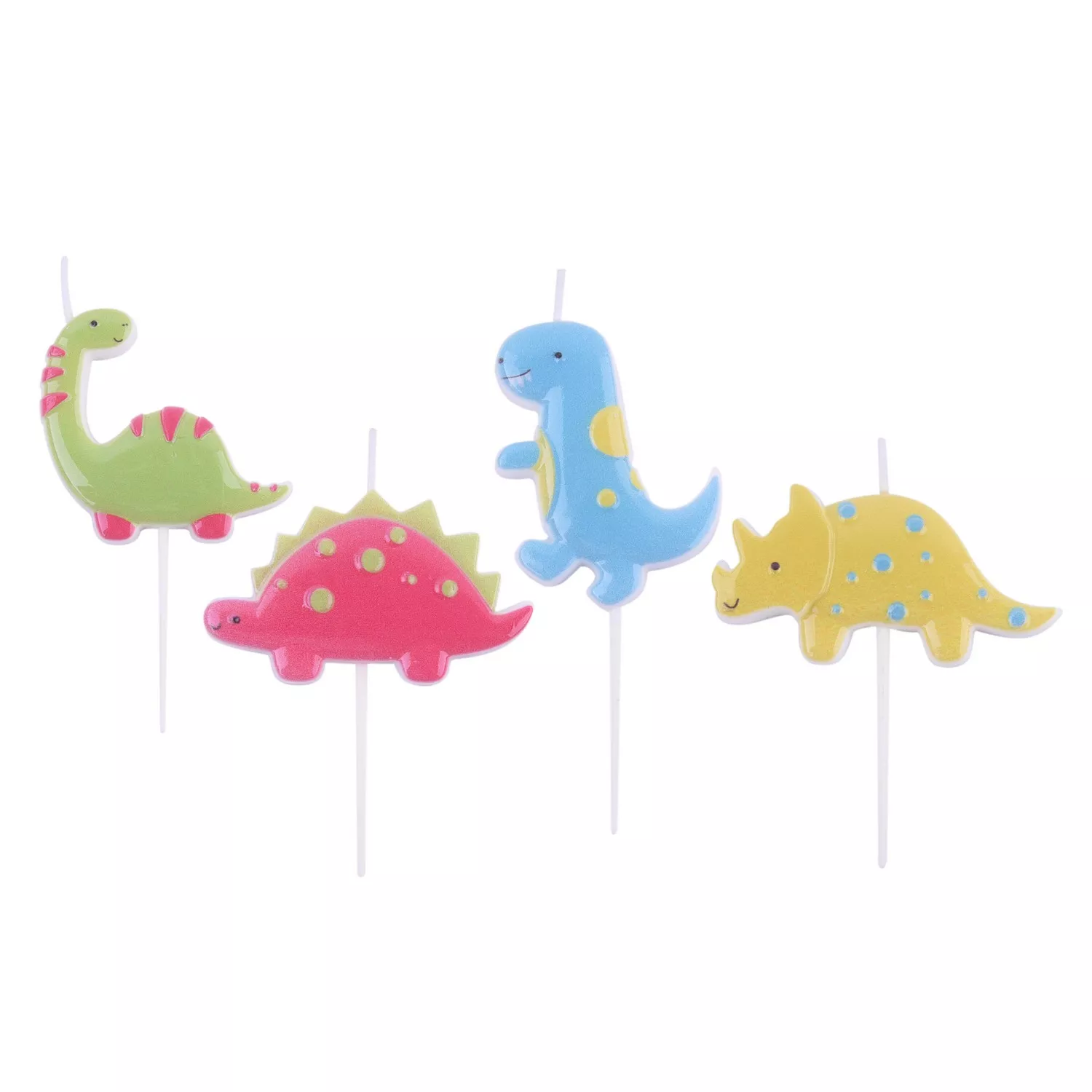 PME Dinosaur Candles, Set of 4