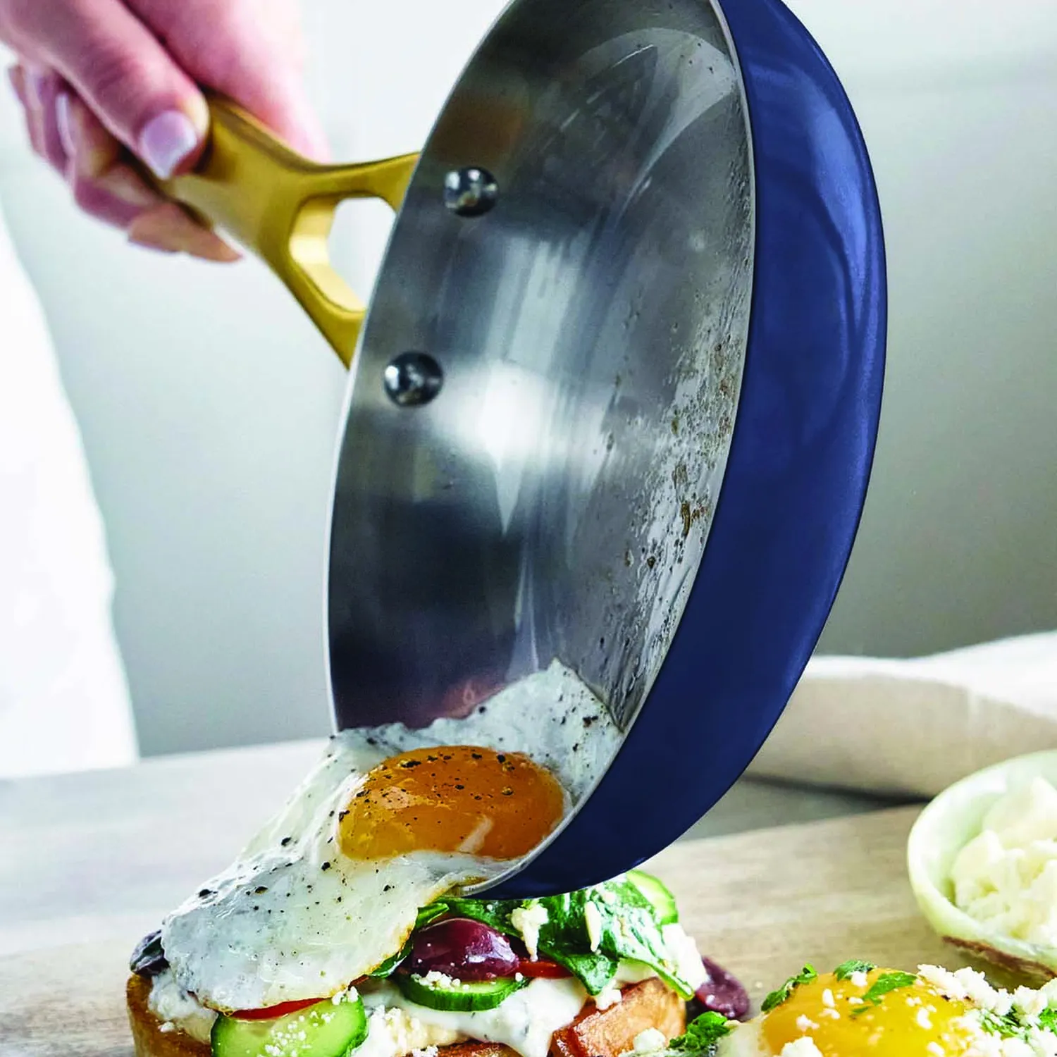 GreenPan Reserve Pro Stainless Steel Skillet, 8"