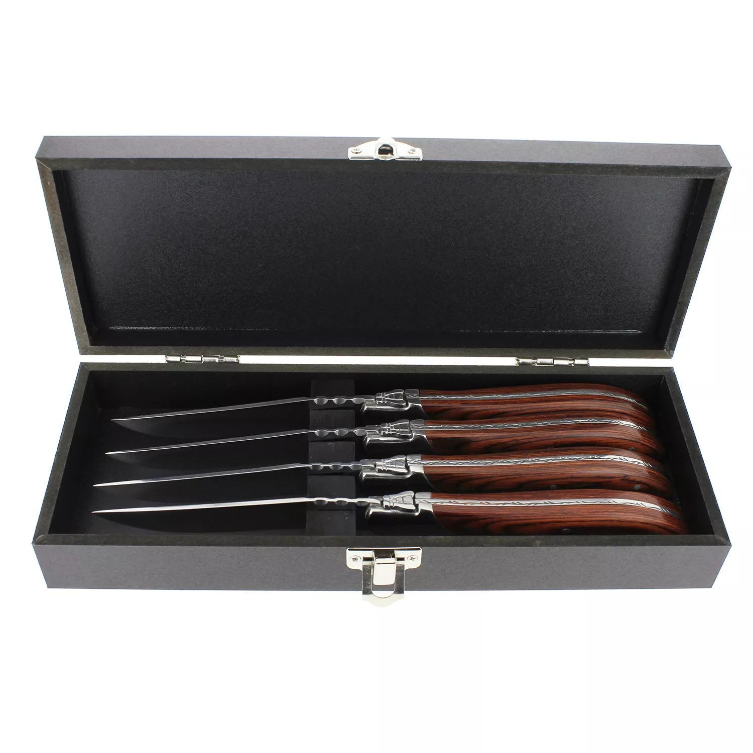 French Home Laguiole Connoisseur Steak Knives, Set of 4