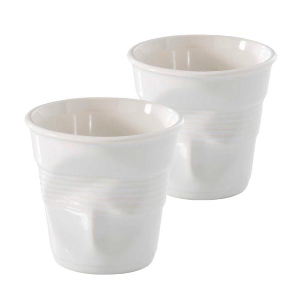Revol Cappuccino Crinkle Cups, Set of 2