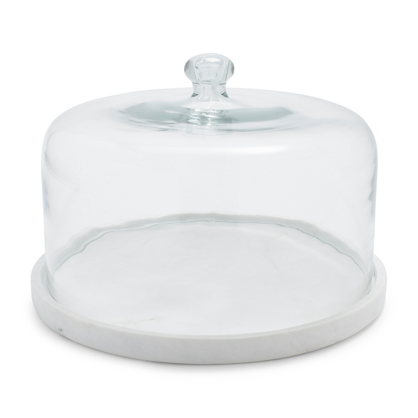 Marble and Glass Cloche